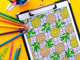 Letter y and z kindergarten worksheet. Pineapples Coloring Page Page Printable Pdf 8 5x11 Coloring Page Teaching Resources