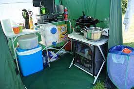 Camping Kitchen Setups Pics Ukcampsite Co Uk Camping Under Canvas Forum Messages Outdoor Camping Kitchen Camping Kitchen Set Up Camp Kitchen