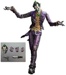 Tracking quinn to the medical facility to rescue gordon, batman is exposed to the scarecrow's fear toxin. Square Enix Batman Arkham City Play Arts Kai Arkham City The Joker 9 Inch Action Figure Batman Arkham City Play Arts Kai Arkham City The Joker 9 Inch Action Figure