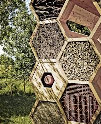 Hexagonal Bee Hotel Aims To Boost Declining Wild Bee Populations Brisbane Local Food Bee Hotel Wild Bees Bug Hotel