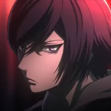 The Courier Akudama Drive Anime Icon Anime Guy Purple Hair Purple Eyes Anime Guy Angry Face In 2020 Anime Guys Anime Anime Icons