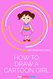So the following are 100 fun, interesting and easy things (in pictures) to draw when you're bored even if drawing is not your thing or one of your hobbies. How To Draw A Cartoon Girl In A Few Easy Steps Easy Drawing Guides