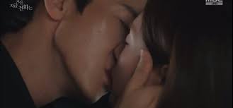 Kissing scene