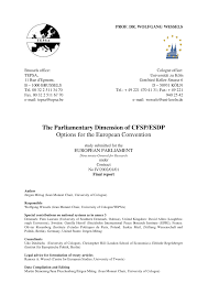 107 din constituţia româniei şi ale art. Pdf The Parliamentary Dimension Of Cfsp Esdp Options For The European Convention