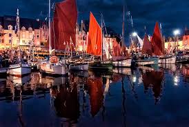 Paimpol Festival Du Chant De Marin Catamaran Sailing Vessel New York Skyline