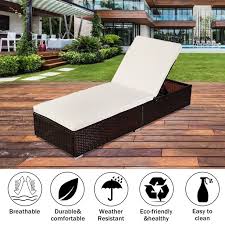 Maybe you would like to learn more about one of these? Adjustable Outdoor Furniture Rattan Recliner Chair Beach Sun Lounger Chaise Lounge Walmart Com Walmart Com