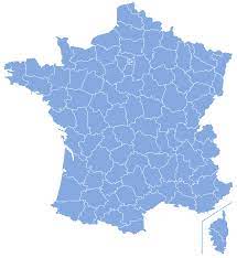 Carte interactive des départements de france. File Departements De France Simple Svg Wikimedia Commons