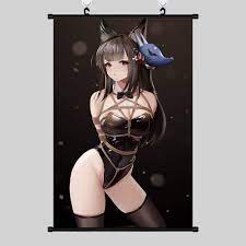Amazon.com: DMCMX Azur Lane Scroll Painting Amagi Tied Up Anime Game  Character Decorative Painting Waterproof Canvas Mural Hanging Pictures Very  Suitable for Home Decoration : Home & Kitchen