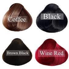 If your hair is colored black you will have to use bleach to lighten it. Natural Soft Shiny Brown Golden Hair Dye Shampoo Wine Red Purple Hair Color Shampoo Black Grey Hair Removal For Men Women Shopee Singapore