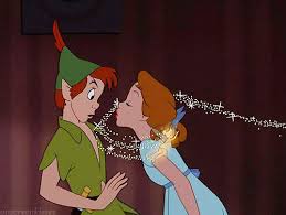 Peter Pan And Wendy Kiss Almost Kiss Peter Pan Dir Clyde Geronimi Wilfred Jackson Hamilton Disney Kiss Doctor Who Peter Pan