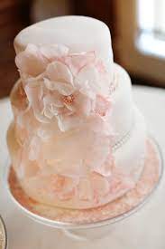 Peonies, the flowers of honor and riches, are perfect for birthday, anniversary or wedding cakes. Wedding Cake I Made The Flower With Edible Rice Paper Wafer Paper Cake Wafer Paper Flowers Paper Cake
