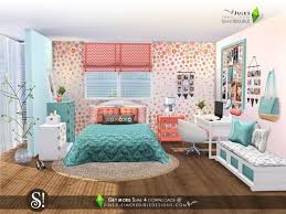 Sims 4 Cc Custom Content Clutter Decor The Sims Resource Cute Girly Bedroom Stuff Sims 4 Bedroom Sims House Sims 4 Cc Furniture