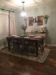 When It Comes To Enjoying Meals At Home With Family Or Friends The Dining Room Is A Special Pl Farmhouse Dining Room Rustic Dining Room Dining Room Wall Decor