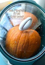 How To Cook A Pumpkin In The Slow Cooker Easiest Pumpkin Recipe Recipe Pumpkin Recipes Pumpkin Pumpkin Recipes Easy