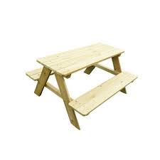 Merry Products Tb0020000010 Kids Picnic Table Walmart Com Kids Picnic Table Wooden Picnic Tables Kids Wooden Picnic Table