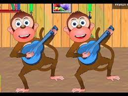 Five Little Monkeys Jumping On The Bed Nursery Rhyme Animation Rhymes For Children Animation Five Little Monkeys 5 Little Monkeys Little Monkeys
