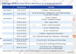 In thüringen und in sachsen haben die menschen nur in. So Holen Sie 2019 Das Maximum An Reisezeit Heraus Feiertage Sinnvoll Fur Die Presseportal