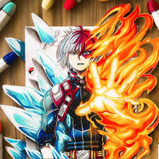 2 401 Likes 50 Comments Ademidayo Fantom Arts On Instagram Todoroki Shoto Original Anime Character Drawing Anime Sketch Anime Drawings Sketches