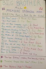 Bb All Stars Premiere Drinking Game R Bigbrother