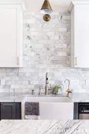 Using white subway tiles for backsplash, along with white shiplap on the ceiling. Save Vs Splurge Kitchen Ideas Modern Farmhouse Kitchen Maison De Pax