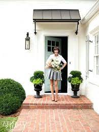 41 Ideas Front Door Awning Ideas Kitchen Windows Metal Front Door Front Door Awning Metal Door Awning
