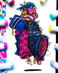 Gawx Art On Instagram Draw This In Your Style Just Finished This Crazy Character And I M Really Happy With H Cute Doodle Art Doodle Art Doodle Art Drawing