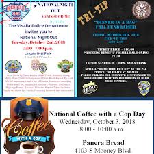 Be Sure To Check Out Our Visalia Police Department Facebook