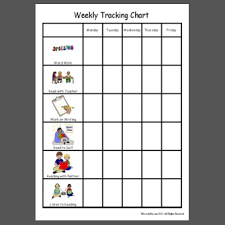 Weekly Tracking Chart