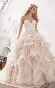 Courtesy Of Morilee Wedding Dresses By Madeline Gardner Wedding Dress Idea Weddingdress Peach Blush Wedding Dress Wedding Dresses Blush Wedding Dresses