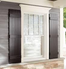 My goal was a modern style that would grab someone's attention and add some interest to the front of the house. Exterior Shutters The Home Depot