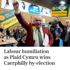 🗳️ ICYMI: Labour has lost its 100-year hold on a key heartland in a  historic shift in Welsh politics. 🔴 Labour: 3,713 🟢 Plaid Cymru: 15,961  Read more ⬇️  https://www.telegraph.co.uk/politics/2025/10/24/caerphilly-by-election-result-wales-senedd  ...