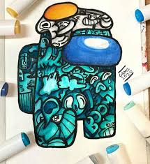 Pin By Sabrina Offixxal On Among Us Doodle Art Pen Art Drawings Doodles