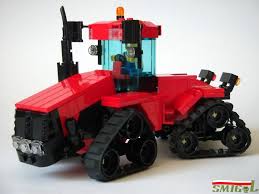 Case Ih Quadtrac 500 By Smigol Lego Tractor Lego Cars Lego Truck