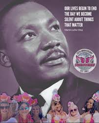 Today we pause to honor Dr. Martin Luther King Jr. and his enduring message  of justice, equality, and compassion. May we continue to stand for a  community where everyone belongs. #pussyfooters #25YearsOfSparkle #