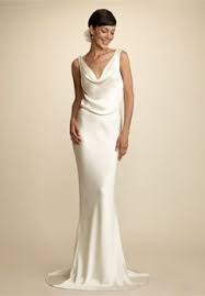 Cowl Neck Wedding Dress Wedding Dresses Wedding Dresses Satin Sheath Wedding Dress