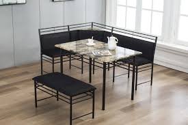 Boraam Gareth Faux Marble Breakfast Nook Dining Set Walmart Com Breakfast Nook Dining Set Nook Dining Set Breakfast Nook Bench