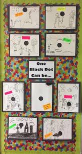One Black Dot The Dot By Peter H Reynolds Creating Art With Dots Coffee Filter Art Circle Painting The Day T Elementary Art Grade 1 Art Art Activities