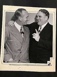 Bill Sweeney Detroit Tigers with Steve O'Neill Sporting News Mounted Press  Photo