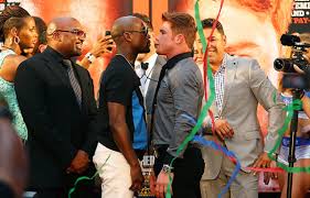 First off canelo alvarez was relatively inexperienced when he fought floyd mayweather. Floyd Mayweather Saul Alvarez Kick Off 11 City Tour In Nyc Sports Illustrated