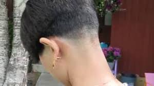 Think about image previously mentioned? Copy Of New Year Angled Bob Haircut And Buzzed Nape