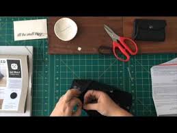 Sew Along With Hammered Leatherworks And The Pouchette Kit Leather Tutorial Diy Leather Projects Leather Diy Crafts