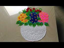 Youtube Rangoli Designs Colorful Rangoli Designs Simple Rangoli