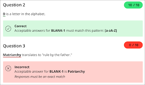 You'll have a point for each word pronounced correctly. Fill In The Blank Questions Blackboard Help