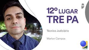 Entrevista com aprovado TRE PA (TJAA), Marlon Campos.