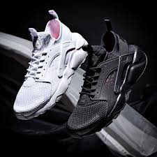 The Nike Air Huarache Run Ultra Breathe Trainer In White Black Nike Sneaker Boots Nike Air Huarache