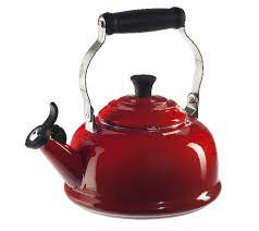 Le Creuset 1 7 Qt Classic Whistling Kettle Cerise Cherry Red In 2021 Kettle Whistling Tea Kettle Le Creuset