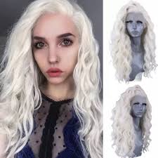 💫 22” WHITE BLONDE LACE FRONT WIG *NEW*