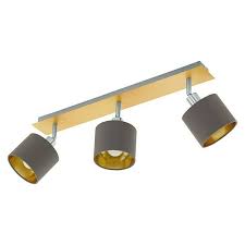 Mehr produkte aus der serie eglo trillo. Eglo Deckenstrahler Valbiano 3 X 10 W Cappuccino L X B 32 X 7 Cm Bauhaus