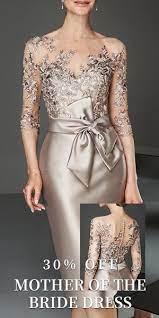 Mother Of The Bride Dress Elegant Plus Size See Through Bateau Neck Knee Length Brides Mom Dress Mother Of The Bride Gown Mother Of The Bride Dresses Long