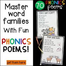 Phonics Poems The Bundle Phonics Kindergarten Schedule Kindergarten